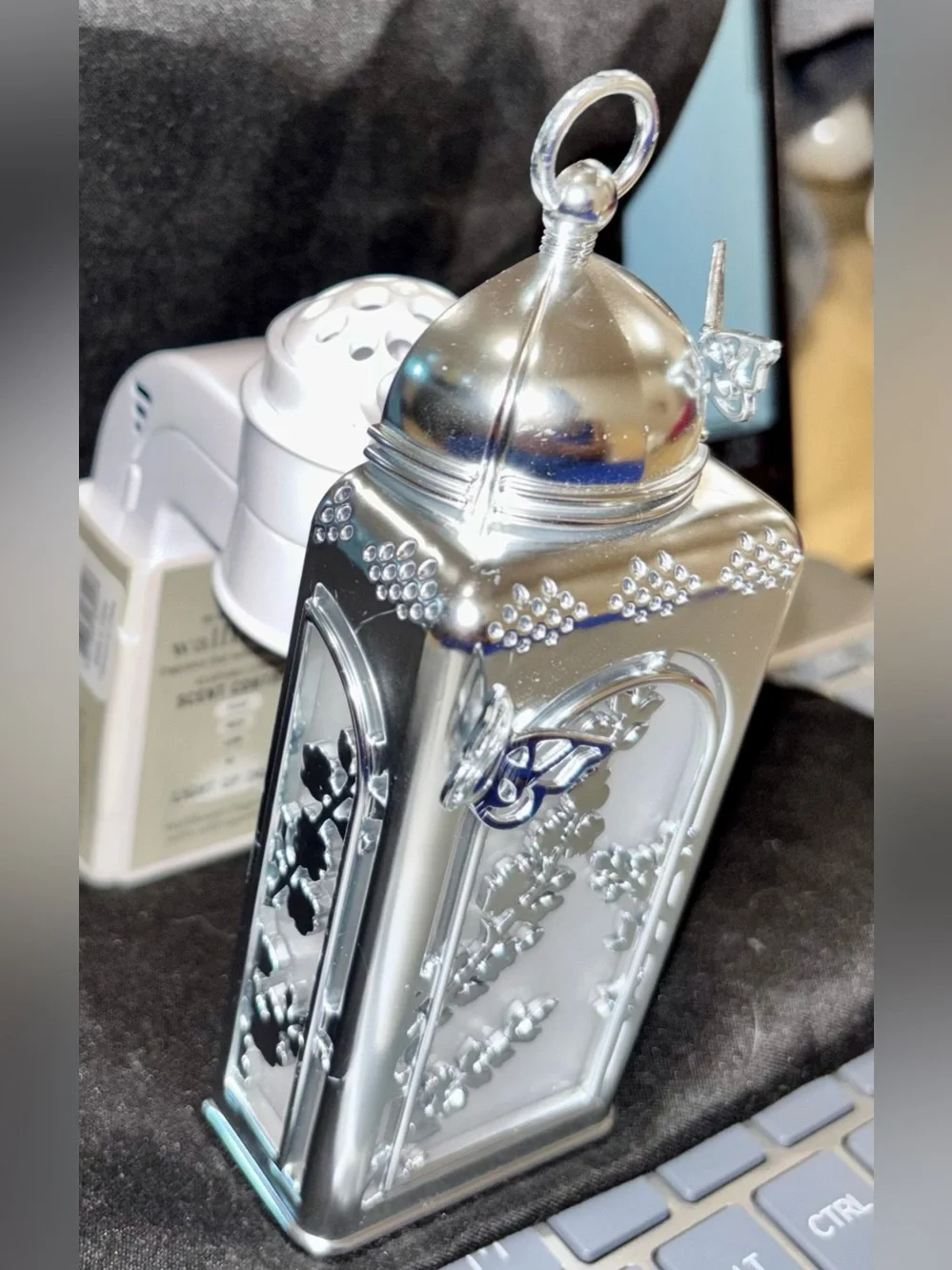 NWT Wallflower White Barn Silver Butterfly Plug in Bath & Body Works